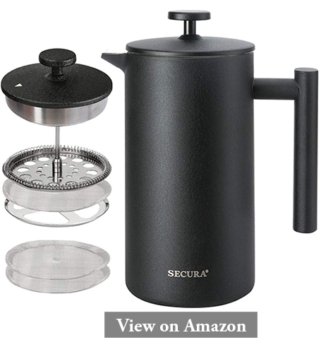 Secura Stainless Steel French Press Coffee Maker Review